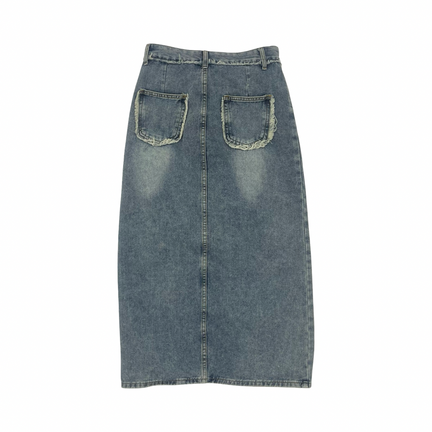 Skirt Maxi By Clothes Mentor In Blue Denim, Size:M