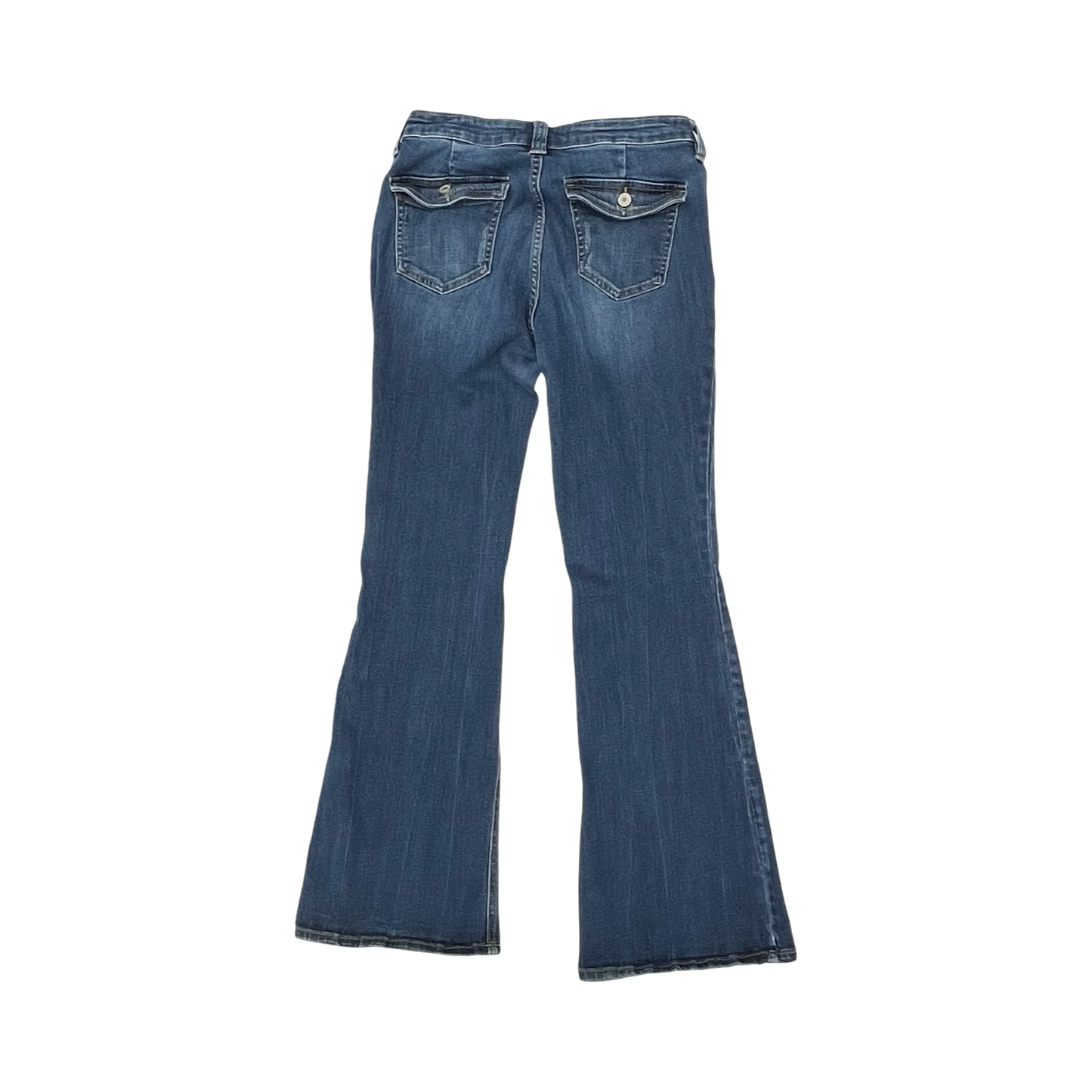 Jeans Boot Cut By Kancan In Blue Denim, Size:8