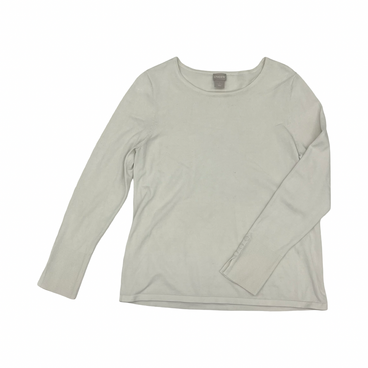 Top Ls By Chicos In Cream, Size:M