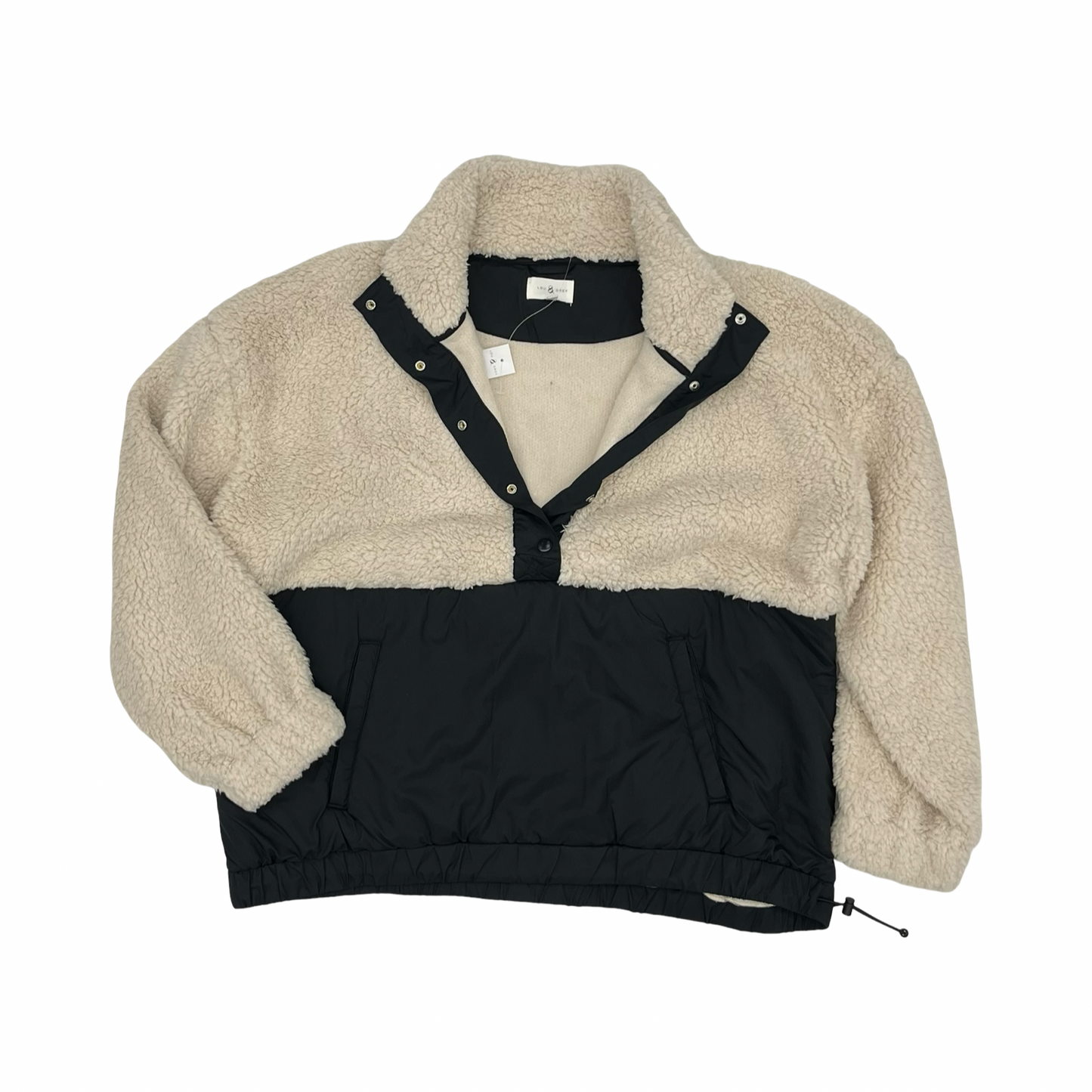 Sweatshirt Collar By Lou And Grey In Blue & Cream, Size:Xl