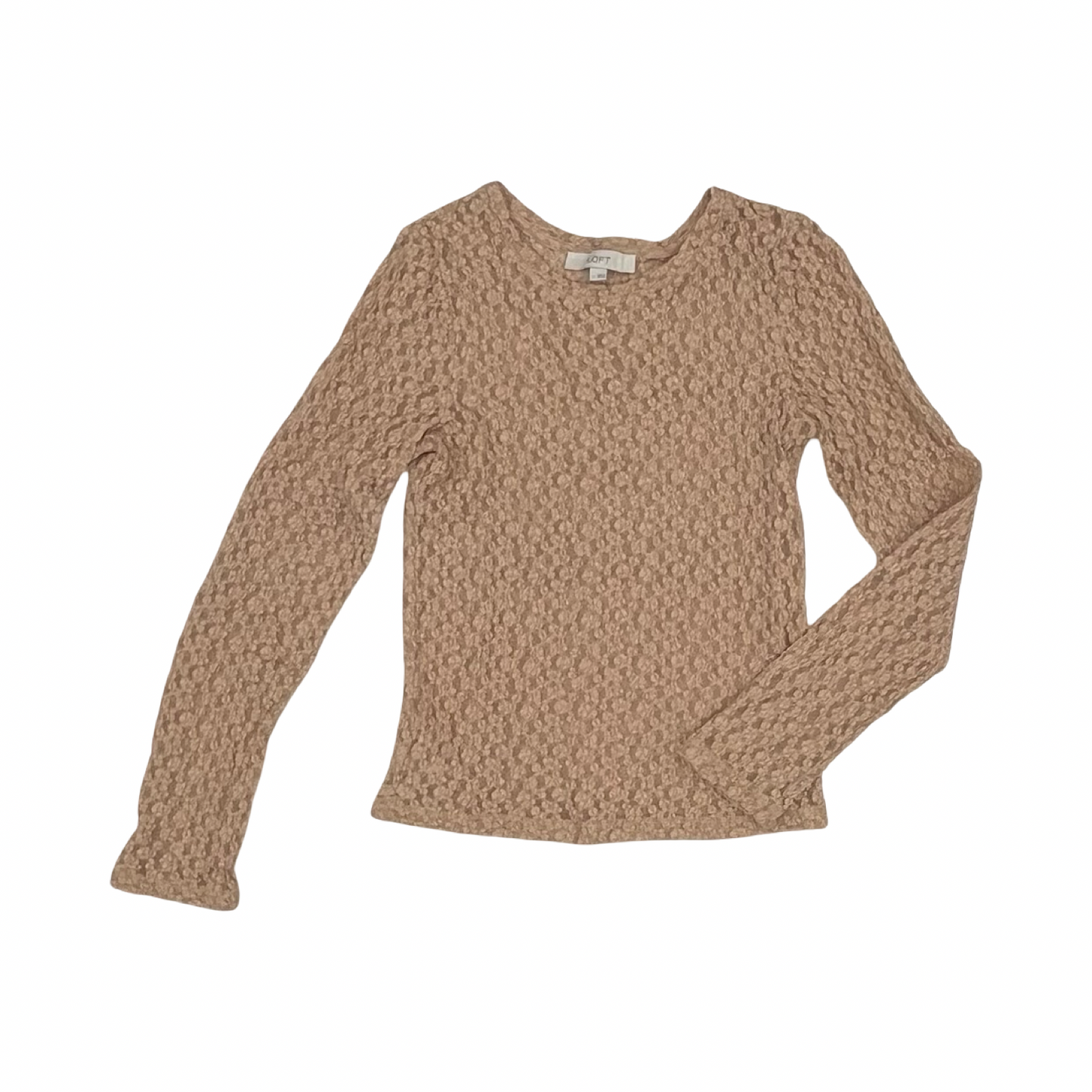 Top Ls By Loft In Brown, Size:S