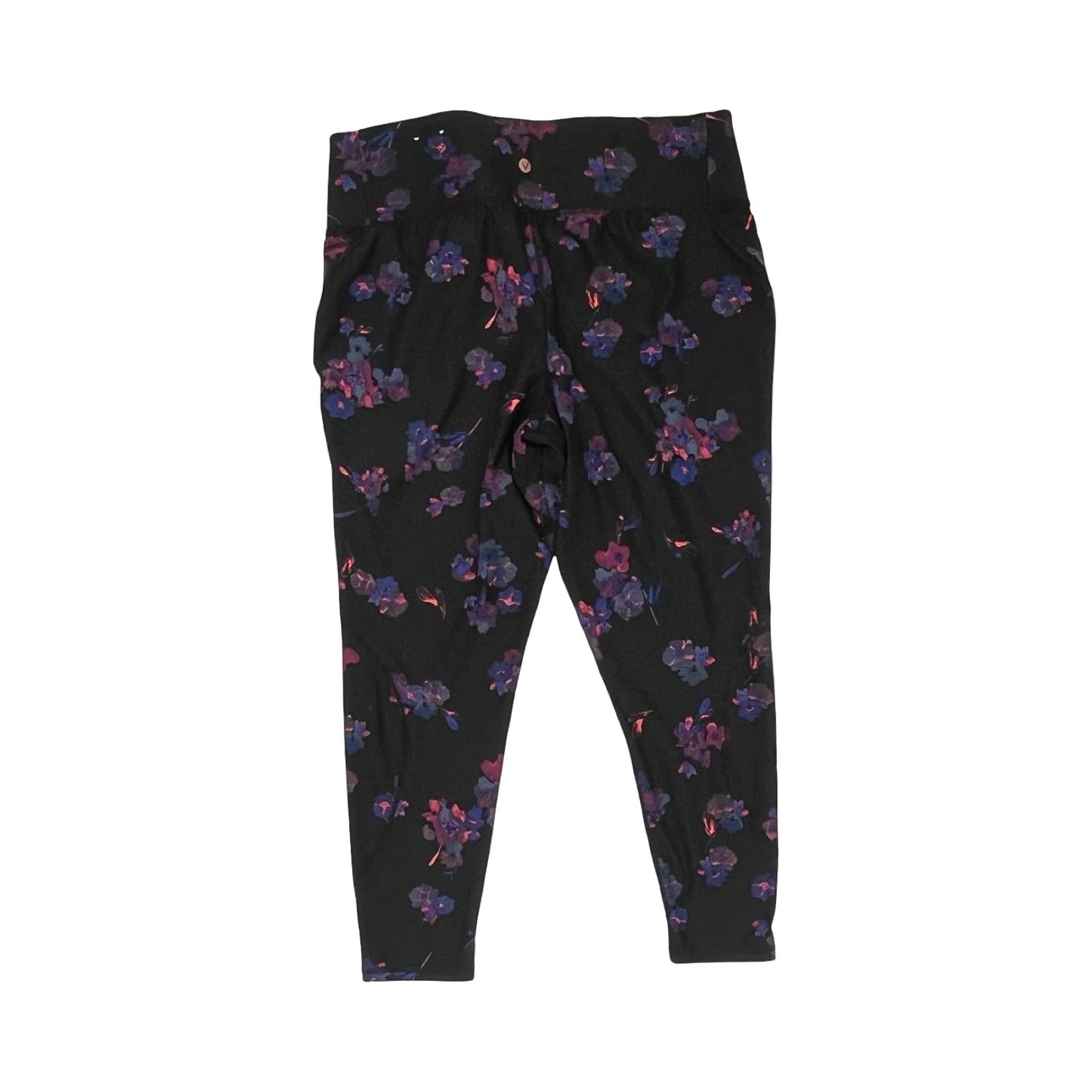 Athletic Leggings By Livi Active In Floral Print, Size:1X