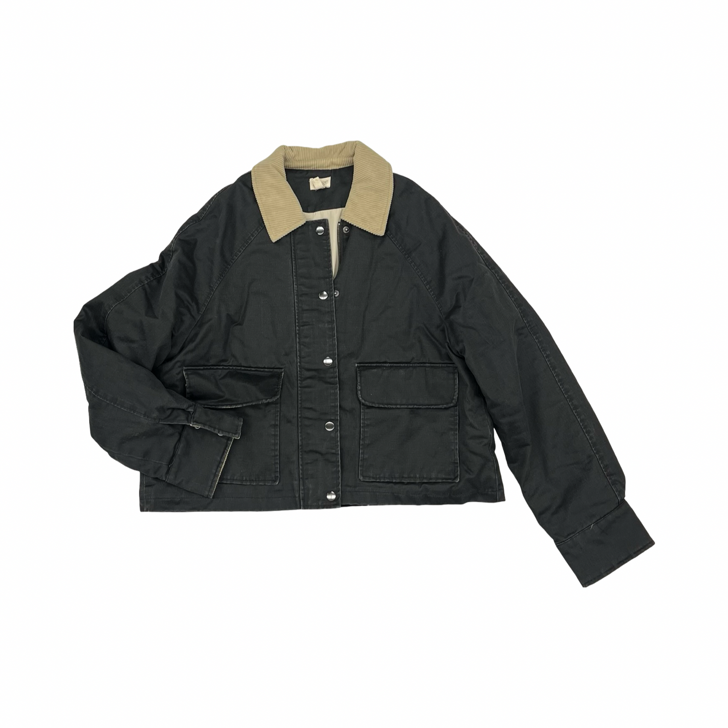 Jacket Utility By Clothes Mentor In Grey, Size:S