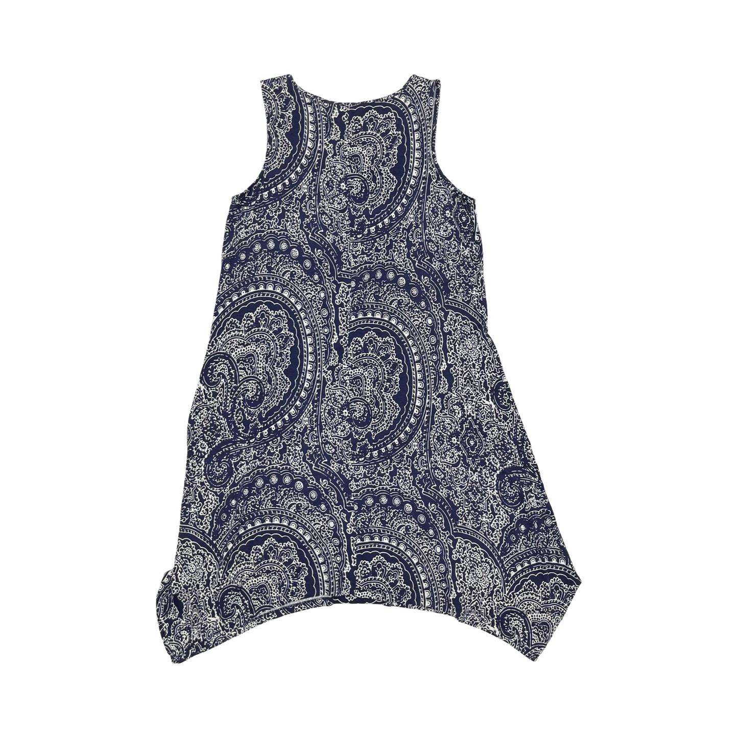 Dress Casual Midi By Cynthia Rowley In Blue & White, Size:1X