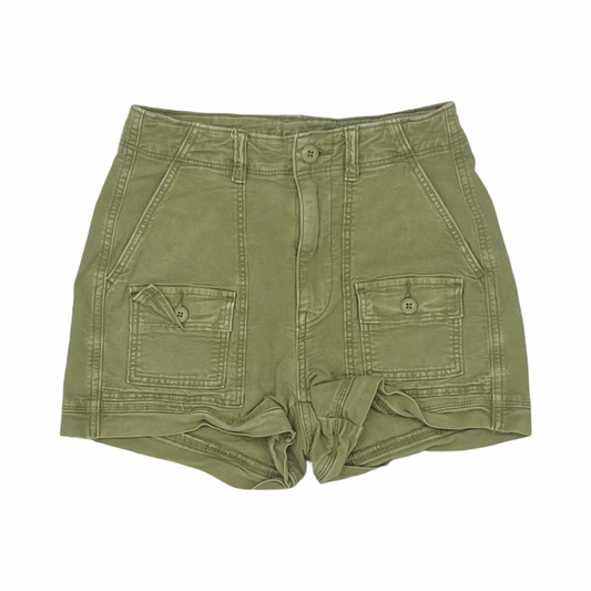 Shorts By American Eagle In Green Denim, Size:0