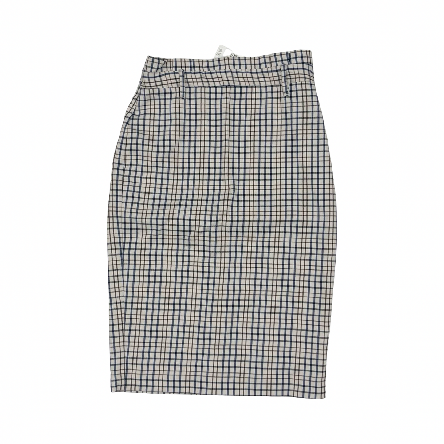 Skirt Midi By Ann Taylor In Blue & Cream, Size:2