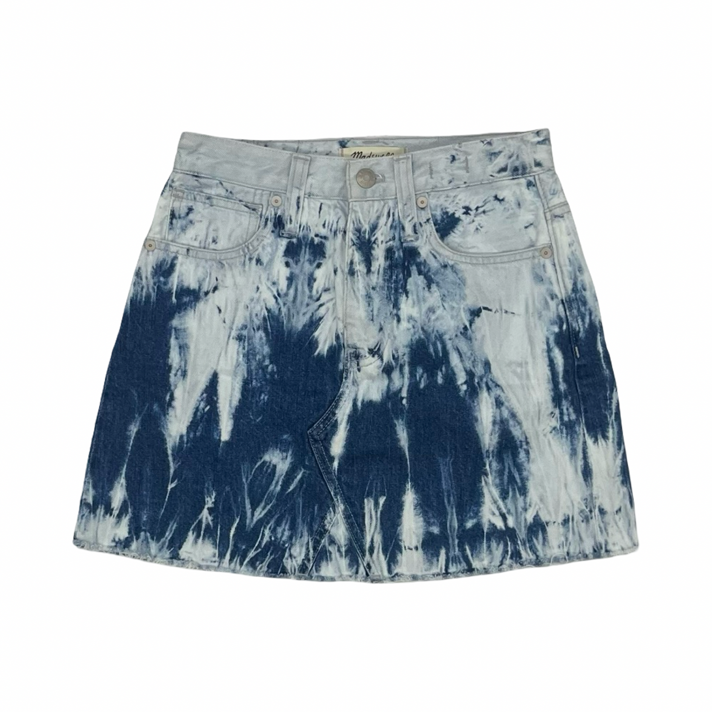 Skirt Mini & Short By Madewell In Blue Denim, Size:0
