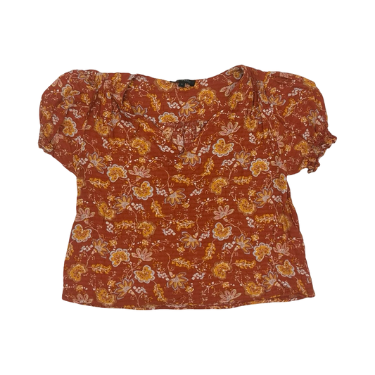 Blouse Ss By Rachel Zoe In Orange, Size:S