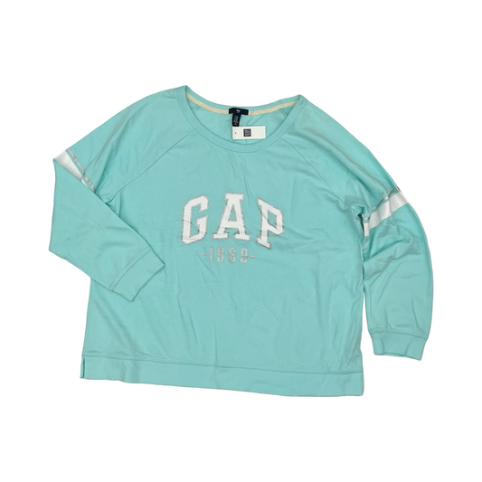 Sweatshirt Crewneck By Gap In Blue, Size:Xxl