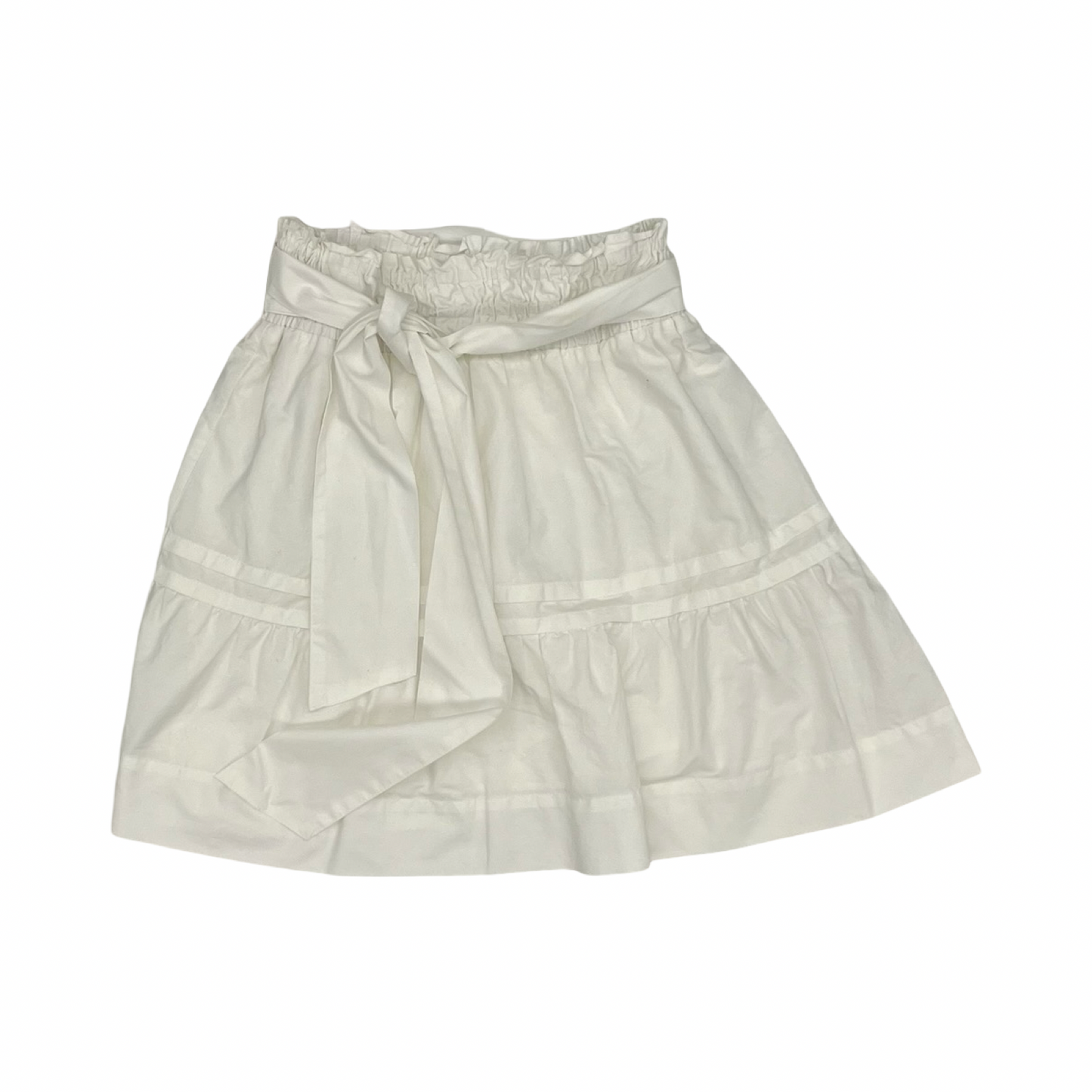 Skirt Mini & Short By Anthropologie In White, Size:Xxs