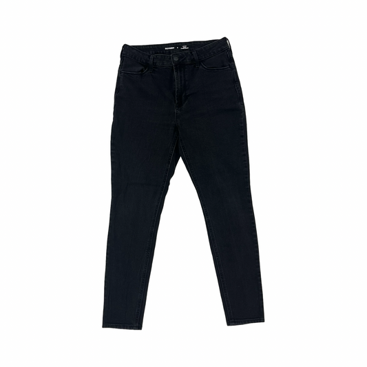 Jeans Skinny By Old Navy In Black Denim, Size:8