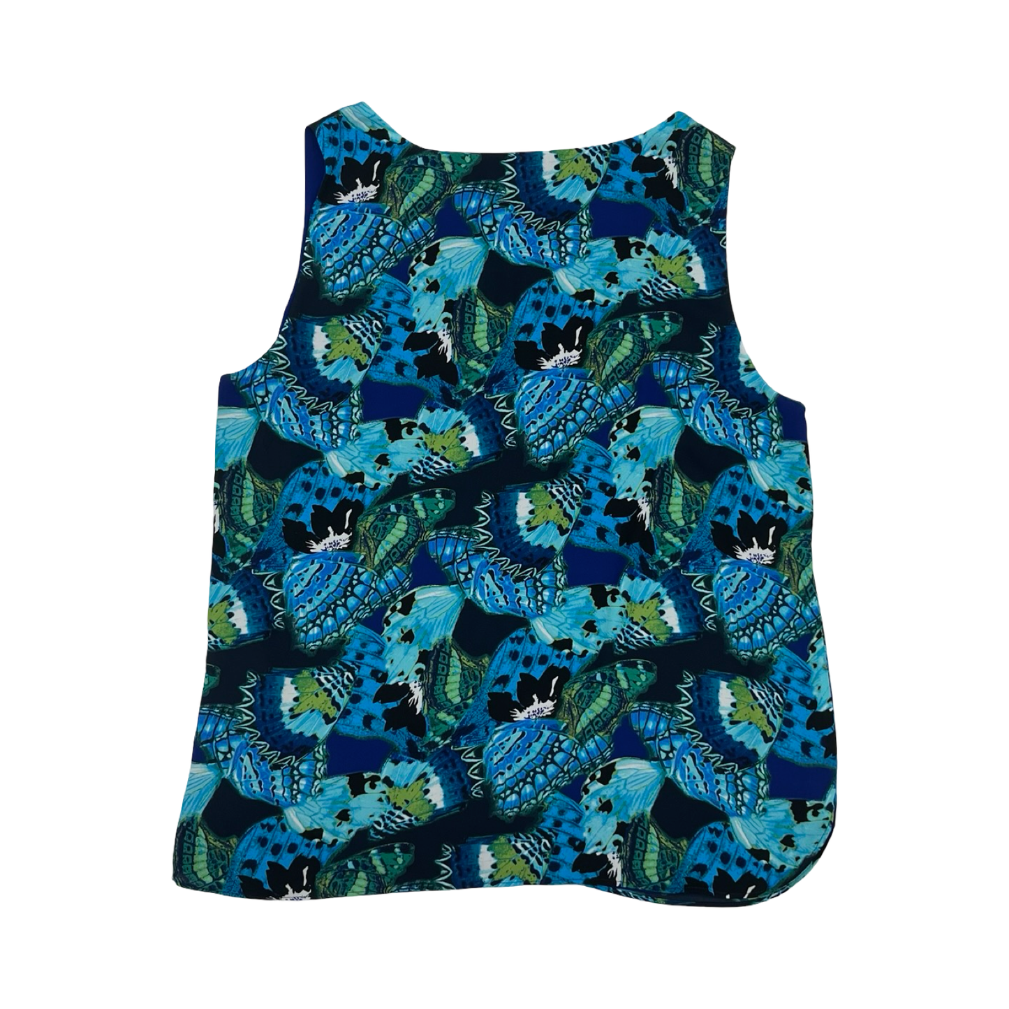 Blouse Sleeveless By Chicos In Blue, Size:Xl