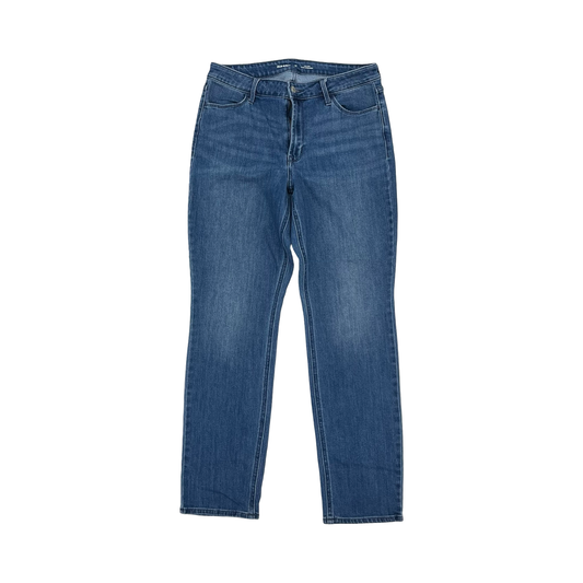 Jeans Straight By Old Navy In Blue Denim, Size:10