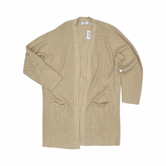 Sweater Cardigan By Old Navy In Tan, Size:Xxl