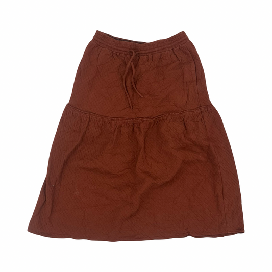 Skirt Midi By Madewell In Brown, Size:S