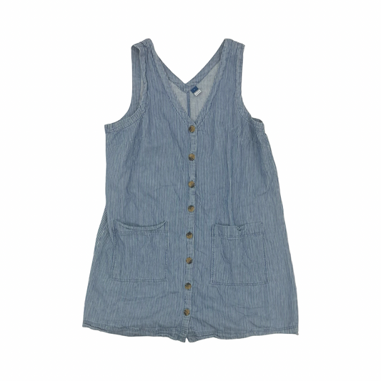 Dress Casual Short By Old Navy In Blue & White, Size:L