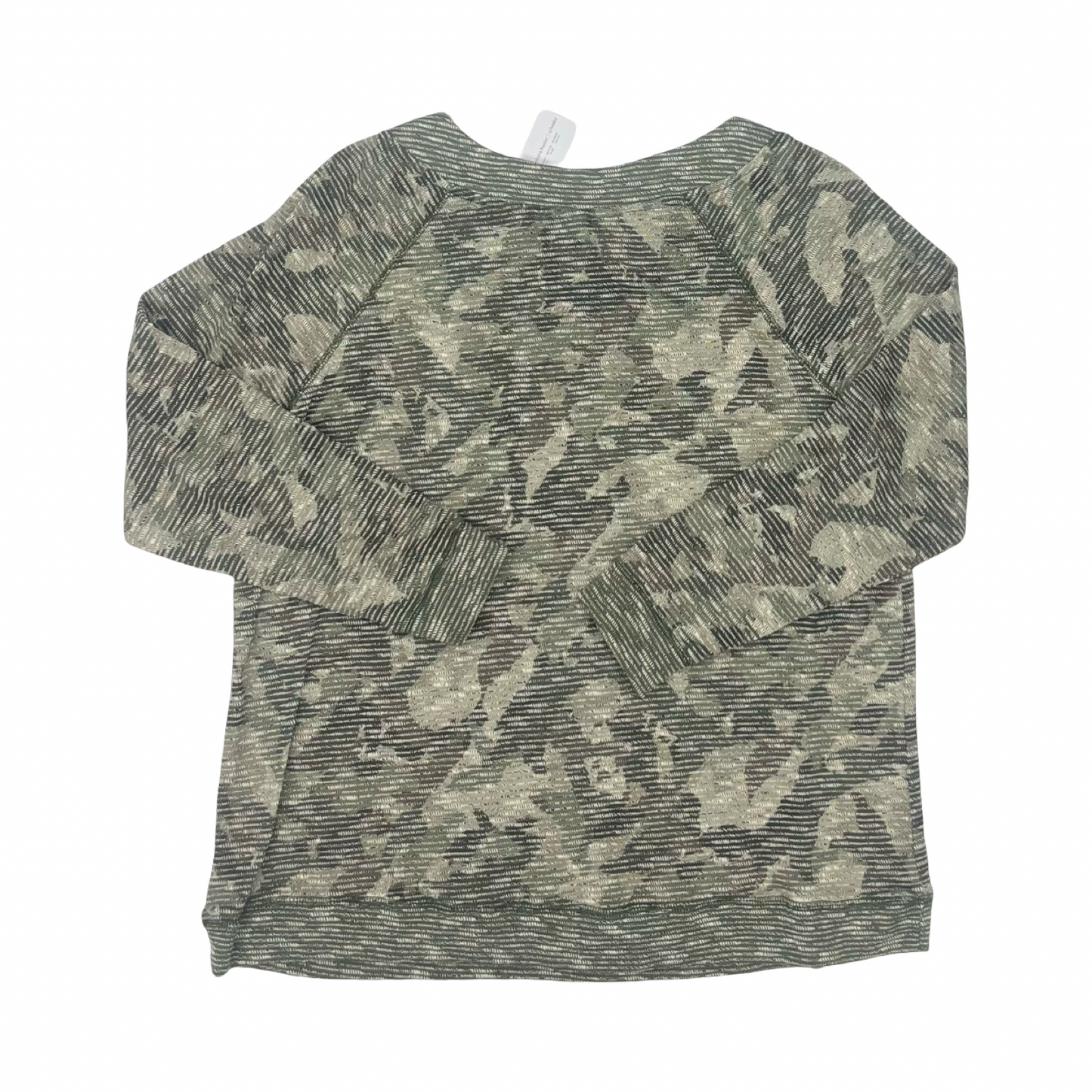Top 3/4 Sleeve By Clothes Mentor In Camouflage Print, Size:Xl