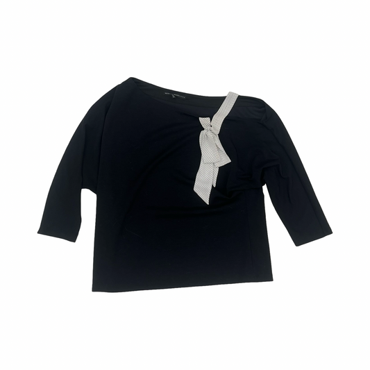 Top Ls By White House Black Market In Black, Size:L
