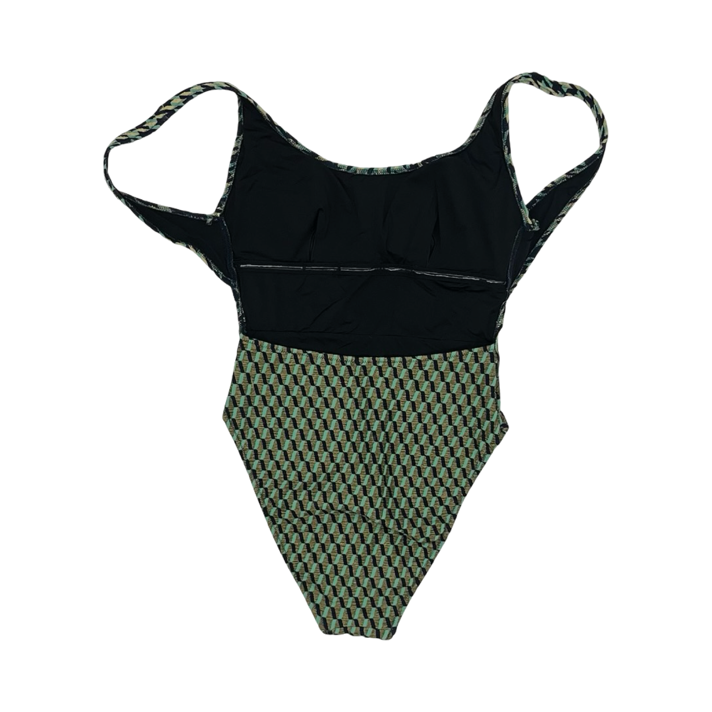 Swimsuit By Gottex In Blue & Gold, Size:M