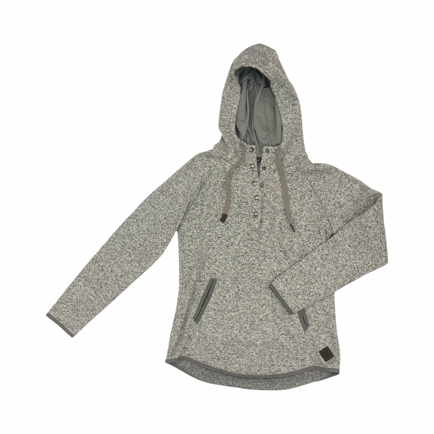 Sweatshirt Hoodie By Eddie Bauer In Grey, Size:S