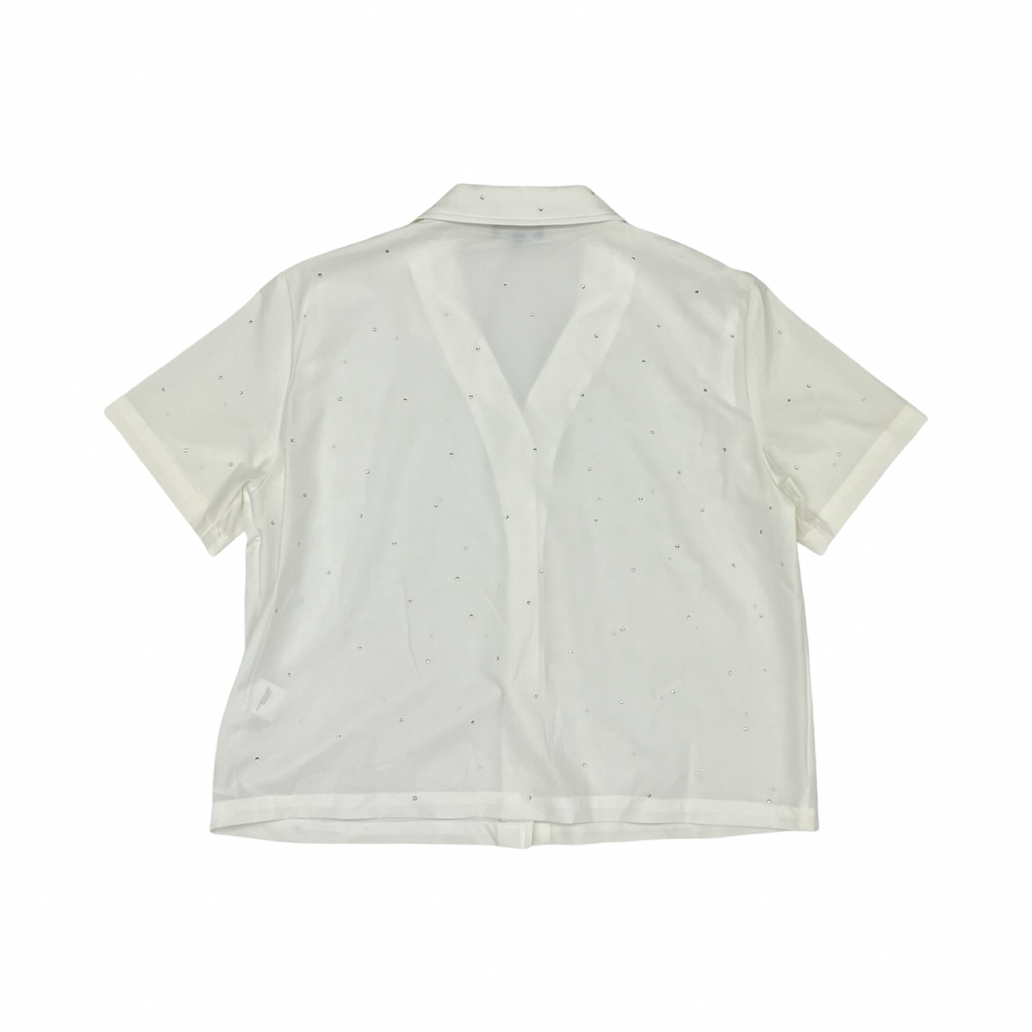 Blouse Ss By Modern Works In White, Size:M