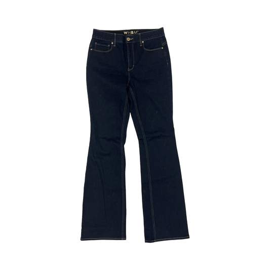 Jeans Flared By White House Black Market In Blue Denim, Size:6