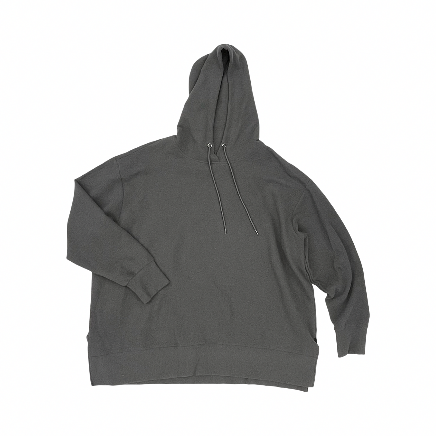 Sweatshirt Hoodie By Maurices In Grey, Size:3X