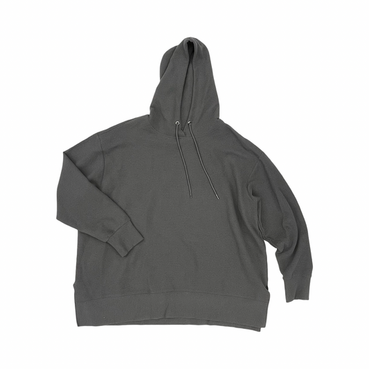 Sweatshirt Hoodie By Maurices In Grey, Size:3X