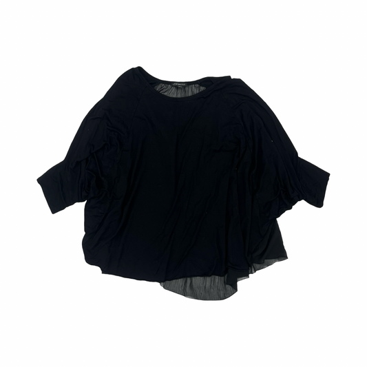 Blouse Ss By Lane Bryant In Black, Size:2X