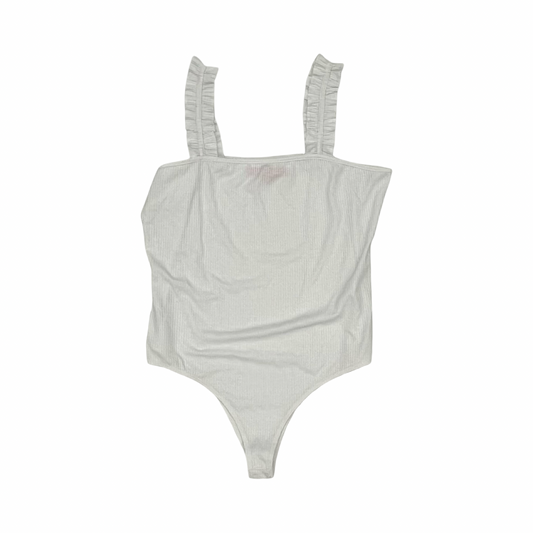 Bodysuit By Simply Southern In White, Size:Xl