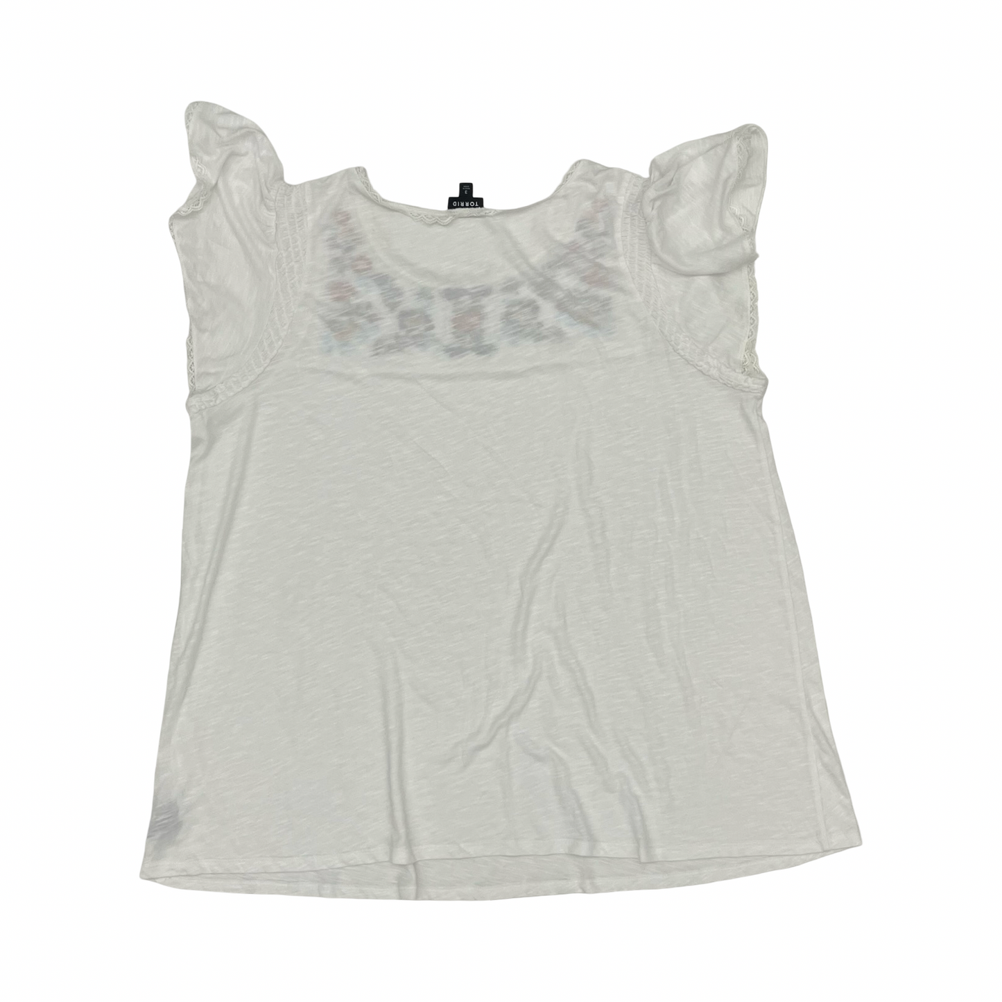 Top Ss By Torrid In White, Size:3X