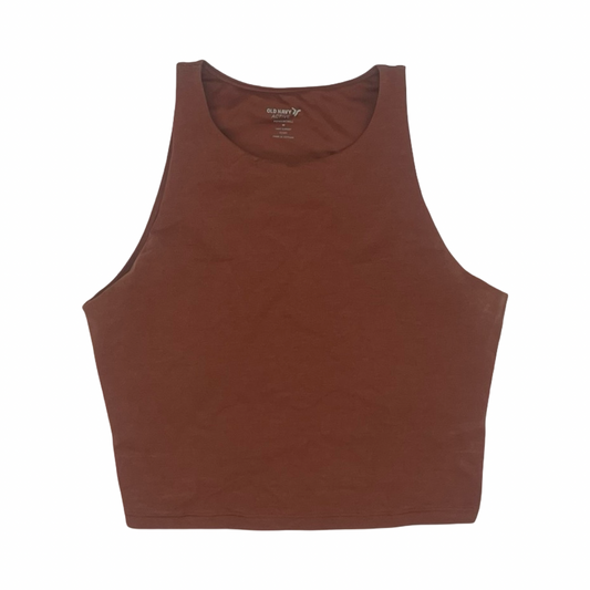 Athletic Tank Top By Old Navy In Brown, Size:M