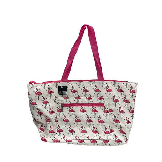 Tote By Cmf In Cream & Pink, Size:Medium