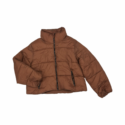 Coat Puffer & Quilted By Old Navy In Brown, Size:S