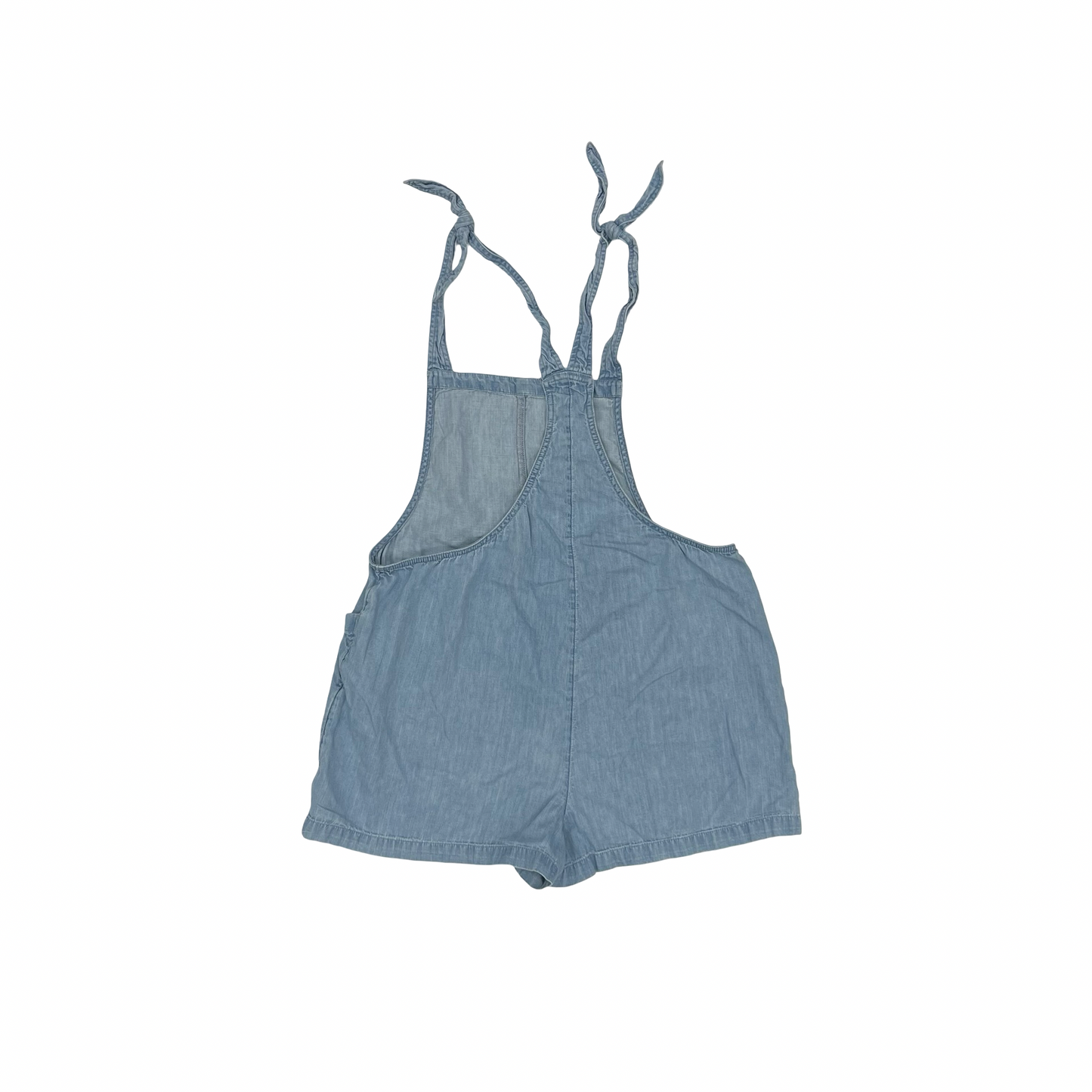 Shortalls By Aerie In Blue Denim, Size:L