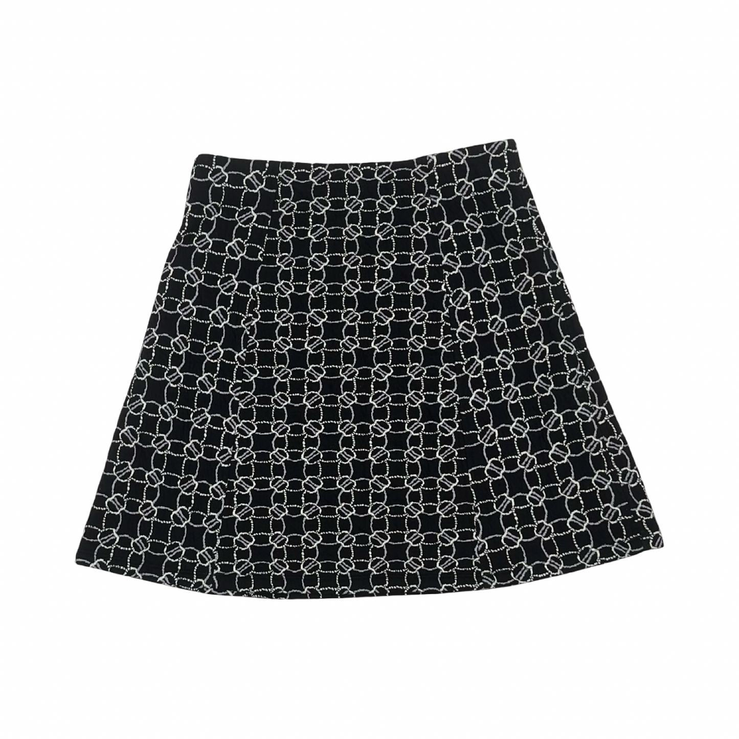 Skirt Mini & Short By Loft In Black & White, Size:Xxsp