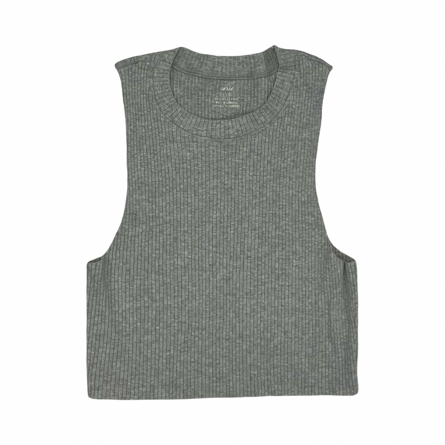 Tank Top By Aerie In Grey, Size:L