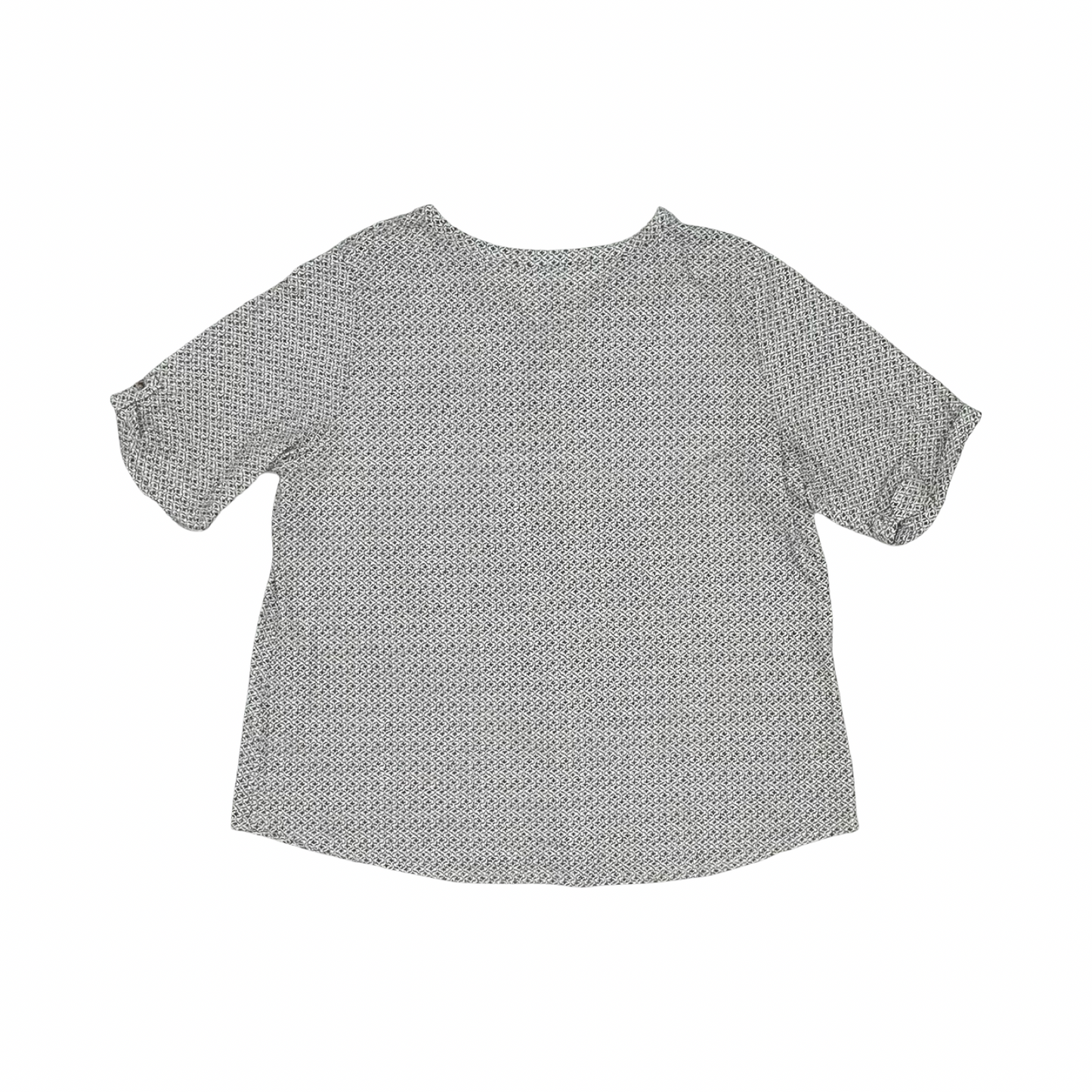 Top Ss By Croft And Barrow In Black & White, Size:2X