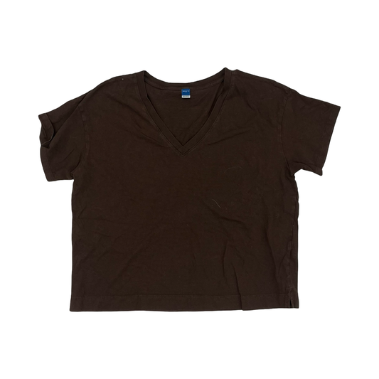 Top Ss Basic By Old Navy In Brown, Size:L