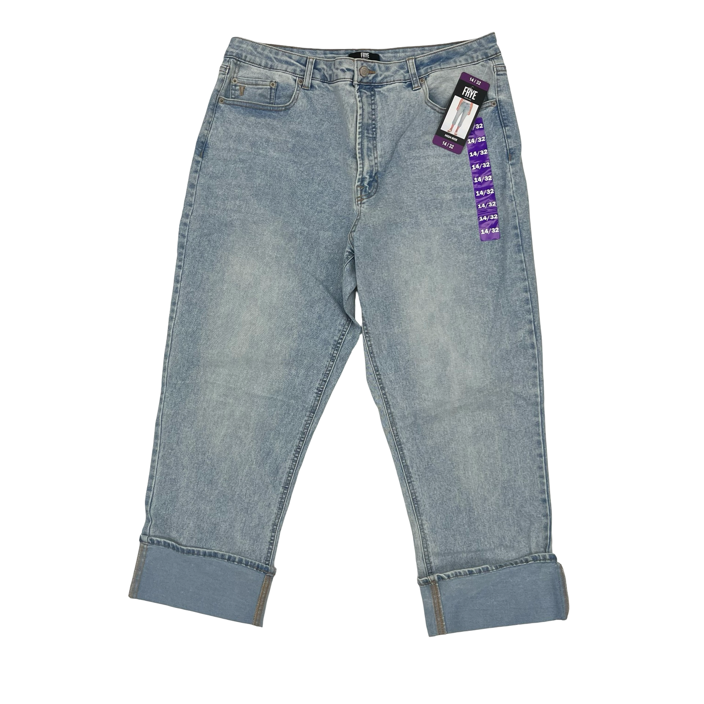 Jeans Designer By Frye In Blue Denim, Size:14