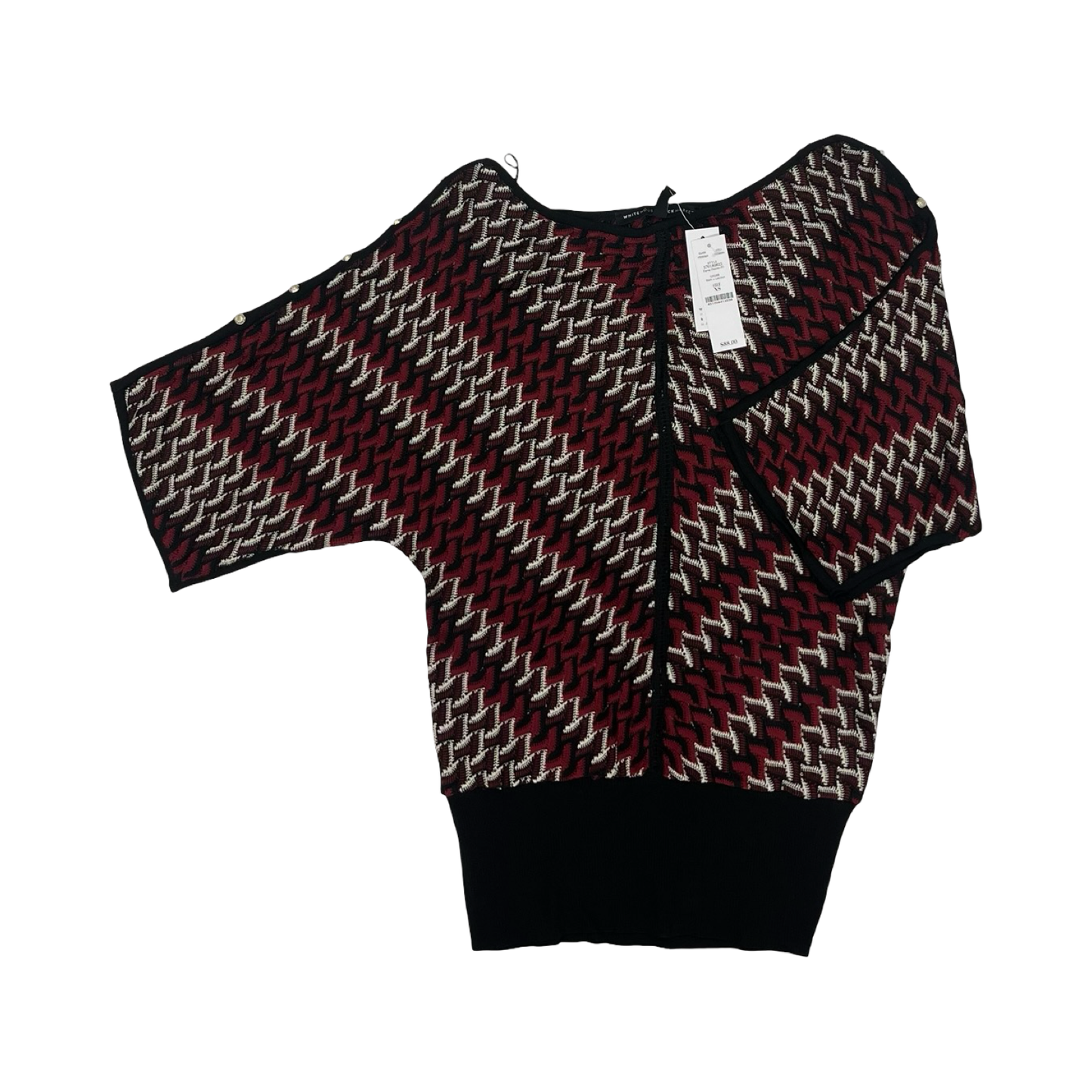 Sweater Ss By White House Black Market In Red, Size:Xs