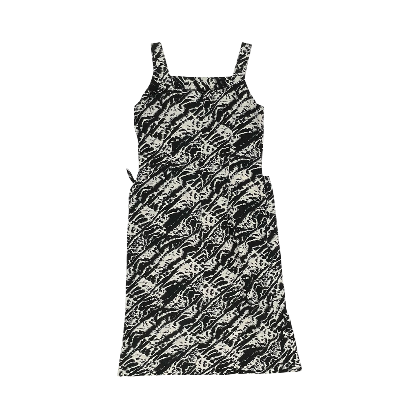 Dress Party Midi By Cme In Black & White, Size:12