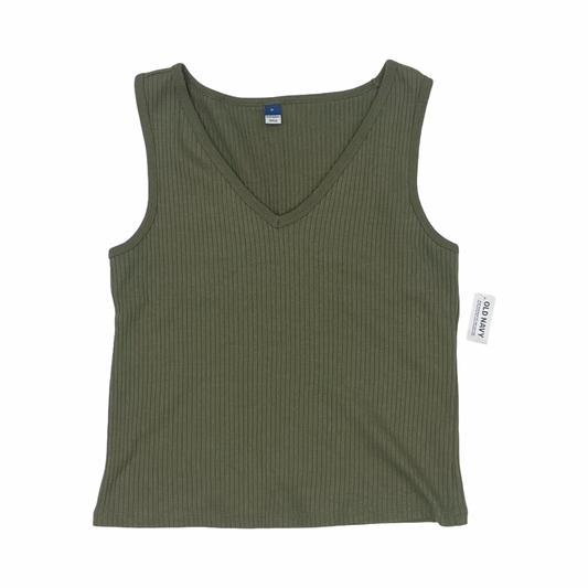 Top Sleeveless By Old Navy In Green, Size:Xl