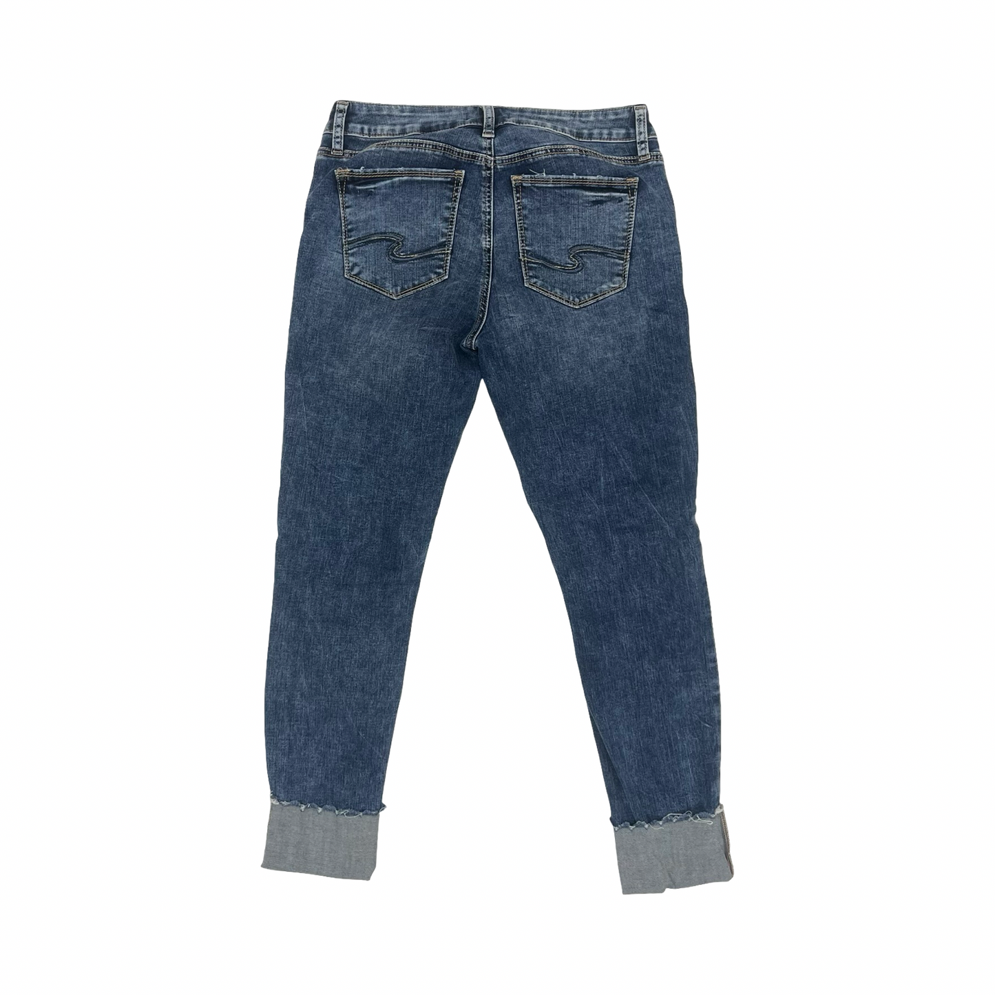 Jeans Skinny By Silver In Blue Denim, Size:6