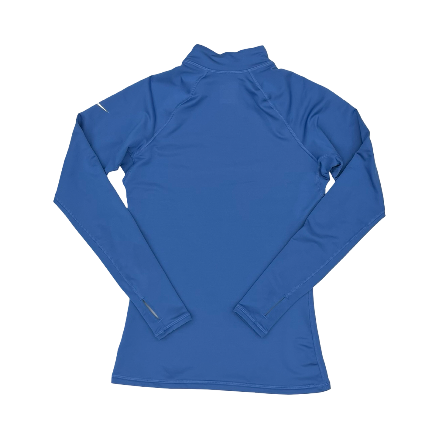 Athletic Top Ls Collar By Nike In Blue, Size:M
