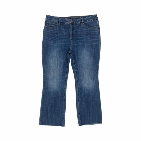 Jeans Boot Cut By Chicos In Blue Denim, Size:10