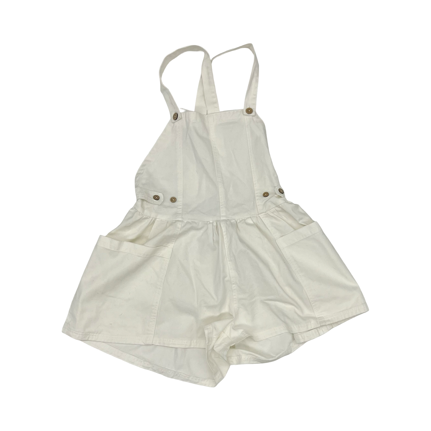 Romper By Double Zero In White, Size:S