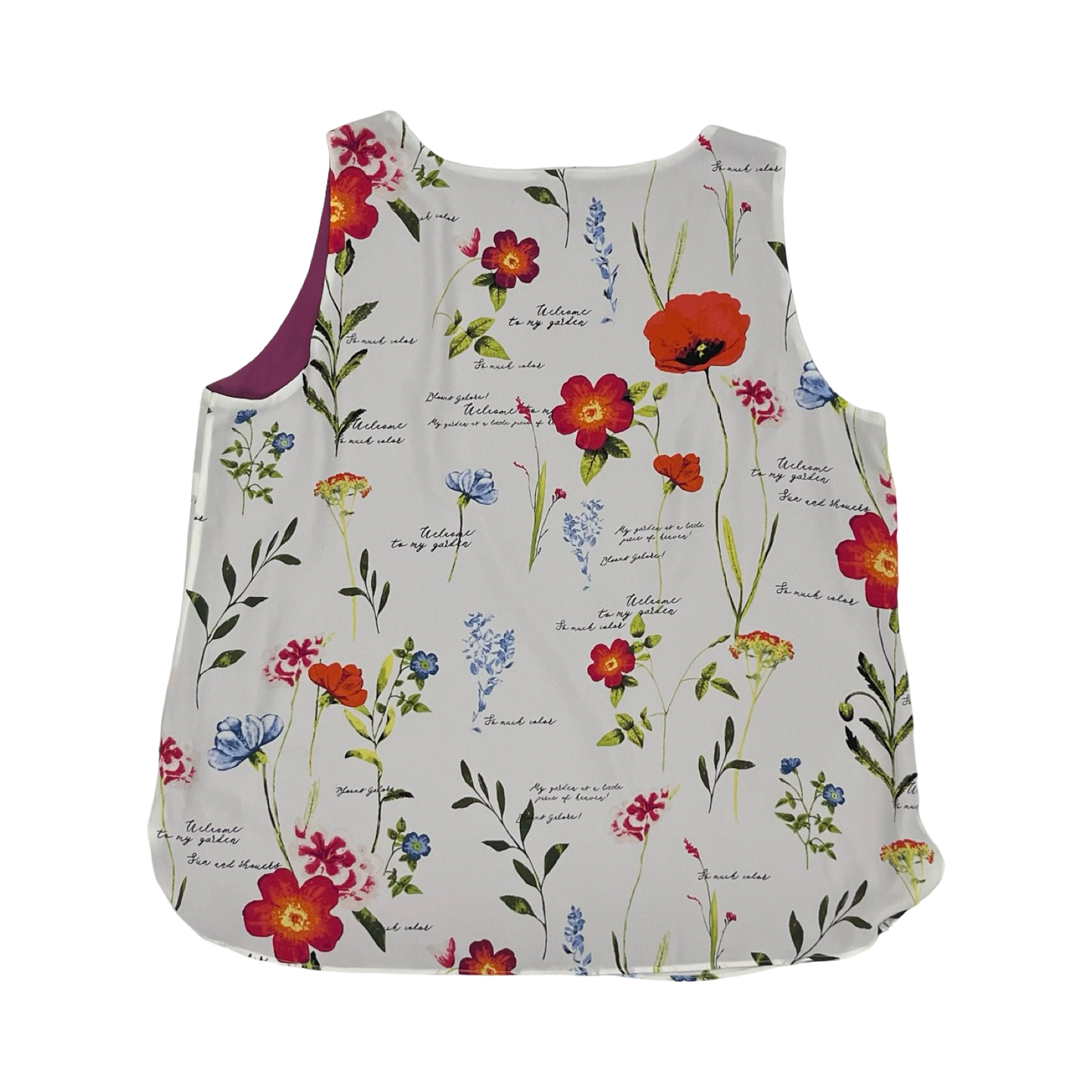 Blouse Sleeveless By Chicos In Floral Print, Size:Xl