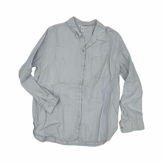 Blouse Ls By Athleta In Blue, Size:L