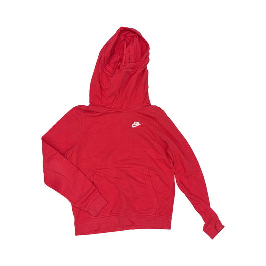 Athletic Sweatshirt Hoodie By Nike In Pink, Size:S